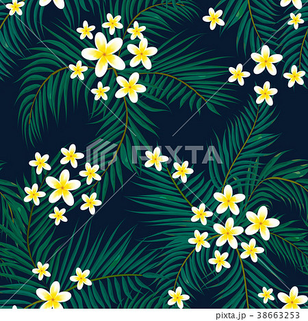 Floral seamless pattern. Background with isolated 38663253