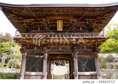 筑波山神社　随神門 38663557