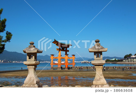 宮島大鳥居 宮島大鳥居 38663608