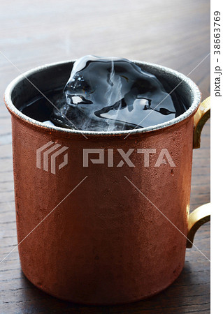 アイスコーヒー銅製マグカップ アイスコーヒー銅製マグカップ 38663769