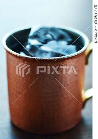 アイスコーヒー銅製マグカップ アイスコーヒー銅製マグカップ 38663770