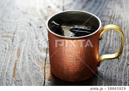 アイスコーヒー銅製マグカップ アイスコーヒー銅製マグカップ 38663929