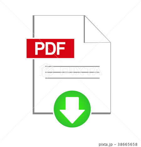 PDF Document Download Icon, Vector Illustration PDF Document Download Icon, Vector Illustration 38665658