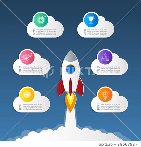 infographic design business concept with 6 options 38667937