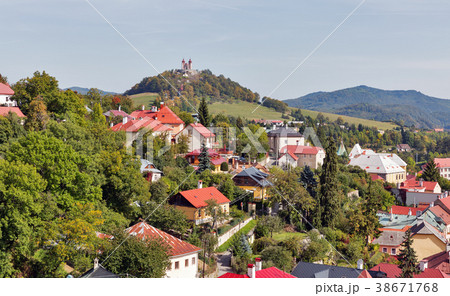 Banska Stiavnica townscape in Slovakia. Banska Stiavnica townscape in Slovakia. 38671768