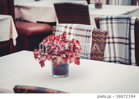 Details of outdoors cafe in Tallinn, Estonia. Details of outdoors cafe in Tallinn, Estonia. 38672394
