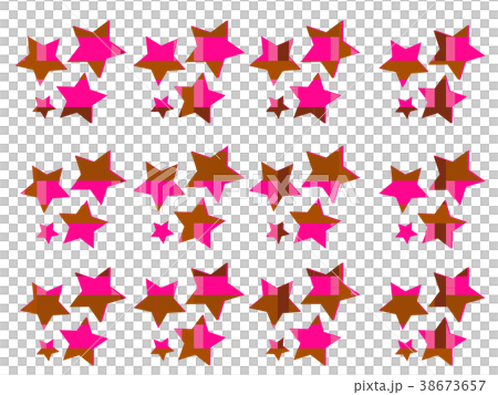 星の中に模様ショコラスイーツ 38673657