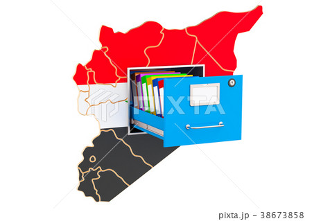 Syrian national database concept, 3D rendering Syrian national database concept, 3D rendering 38673858