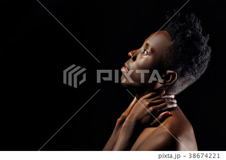 African American man with dreadlocks 38674221