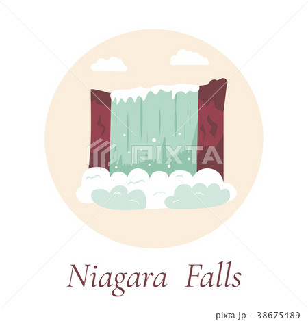 Niagara Falls. Natural landmark of Canada and USA Niagara Falls. Natural landmark of Canada and USA 38675489
