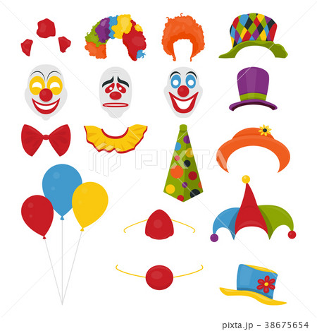 vector party birthday or 1th april fool s day のイラスト素材