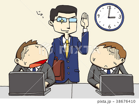 裁量労働制のイラスト素材