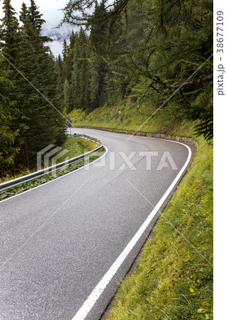 empty road at the mountains empty road at the mountains 38677109