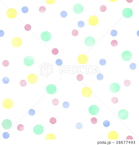 水玉模様のイラスト素材