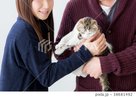 飼い主と猫 38681492