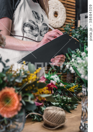 Florist at work Florist at work 38684309