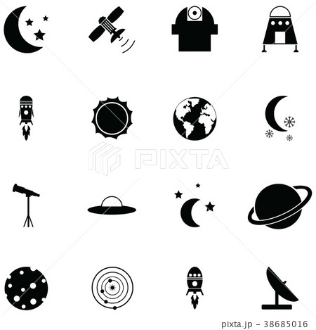 space icon set 38685016