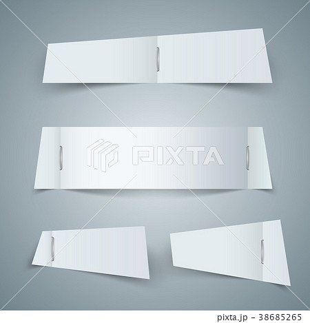 Paper blank icon - business infographic. 38685265