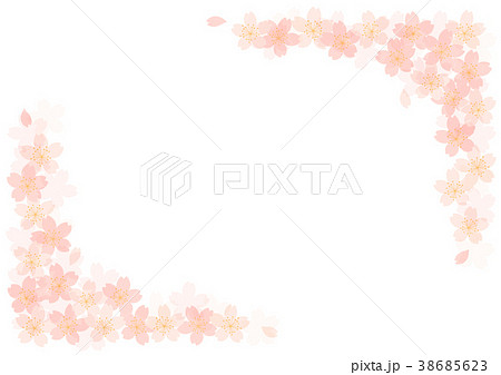 桜_飾枠 38685623