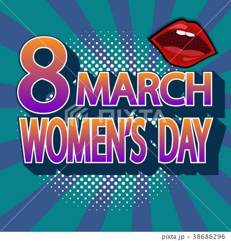 8 march international women's day pop art 38686296