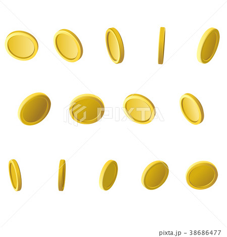 Coin Rotate Sprite Sheet 38686477