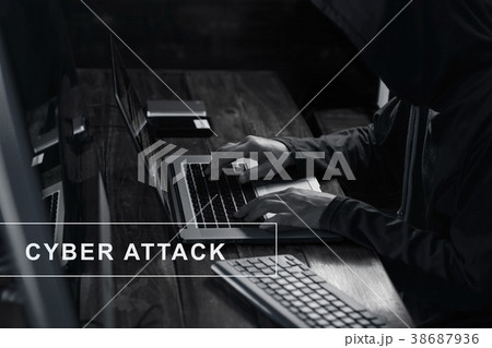Internet crime. Hacker hacking password code  38687936