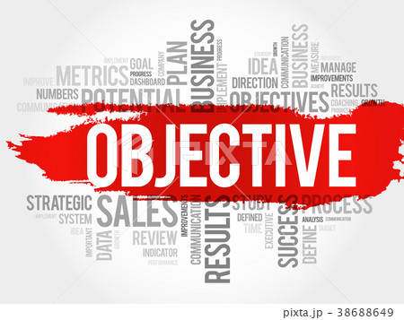 Objective word cloud collage Objective word cloud collage 38688649