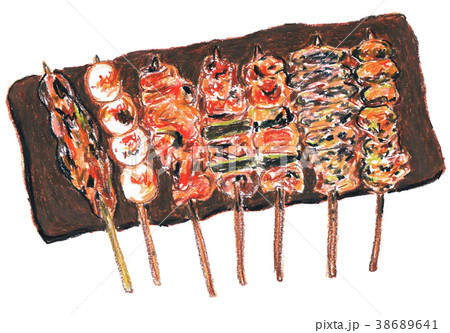 焼鳥盛り合わせ 38689641