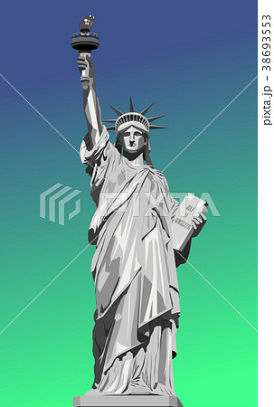 vector illustration of statue of liberty vector illustration of statue of liberty 38693553
