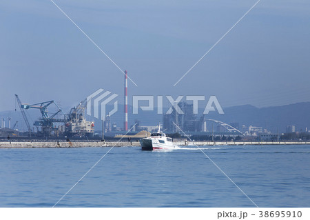 三池港 出港する高速船、 三池港 出港する高速船、 38695910