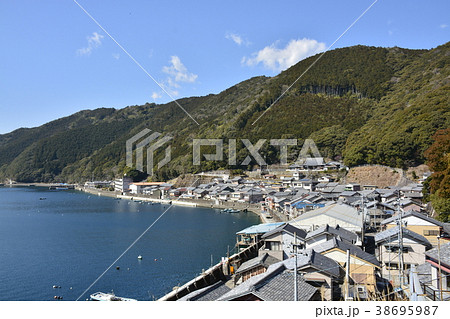 【三重県 尾鷲市】須賀利の漁村風景 【三重県 尾鷲市】須賀利の漁村風景 38695987
