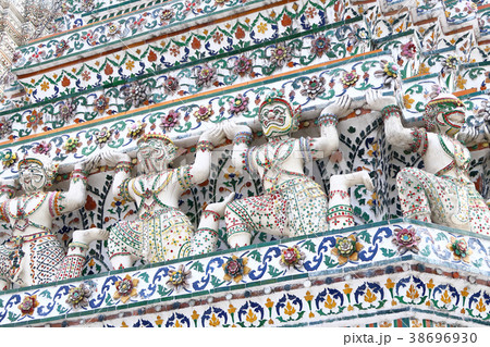 ワットアルンの装飾(修復工事完了後) ワットアルンの装飾(修復工事完了後) 38696930