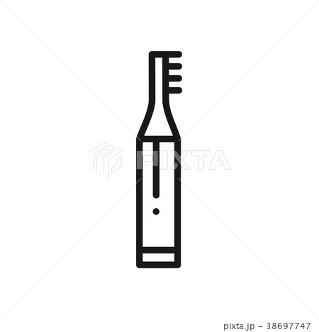 Trimmer shaver line icon. Hair removal method 38697747