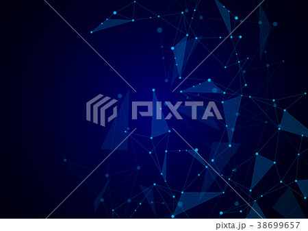 Abstract connection background with lines and dots 38699657