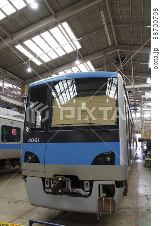 大宮総合車両センターにて検査を受ける小田急線4000形 38700708