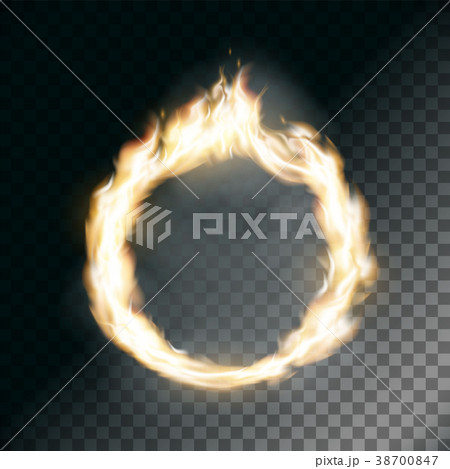 Circus ring on fire. 38700847