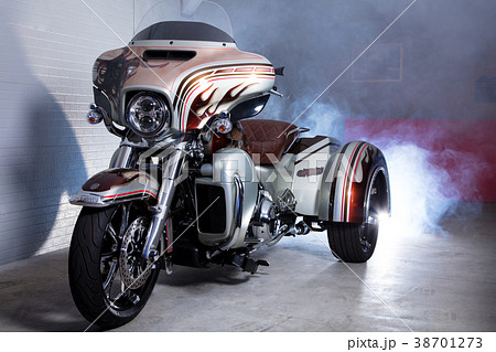 大型トライクの写真素材