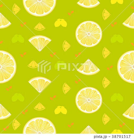 Lemon, orange fruits seamless pattern background Lemon, orange fruits seamless pattern background 38701517