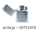 Steel silver lighter open isolated clippingpath 38701958