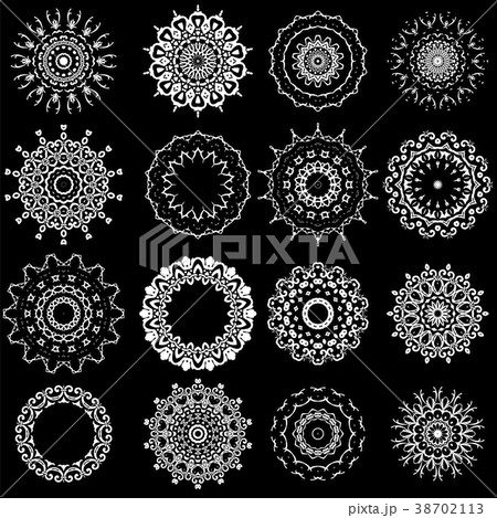 Ornamental  Pattern. Oriental Geometric Ornament 38702113