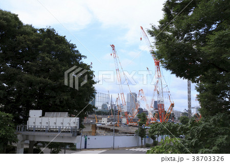 都市風景（東京都、新国立競技場、建設中編） 38703326