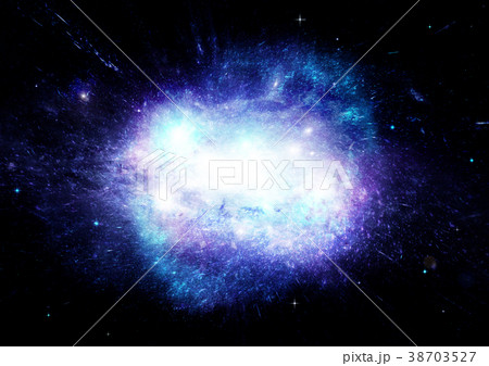 Stars, dust and gas nebula in a far galaxy Stars, dust and gas nebula in a far galaxy 38703527