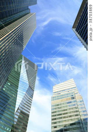 都市風景（東京、泉ガーデン、夏） 38703869