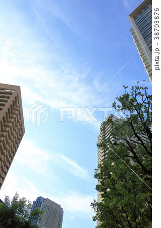 都市風景(東京、泉ガーデン、夏) 都市風景(東京、泉ガーデン、夏) 38703876