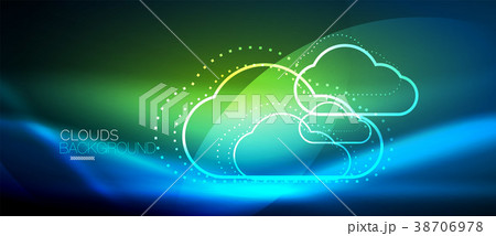 Vector cloud computing, storage concept Vector cloud computing, storage concept 38706978