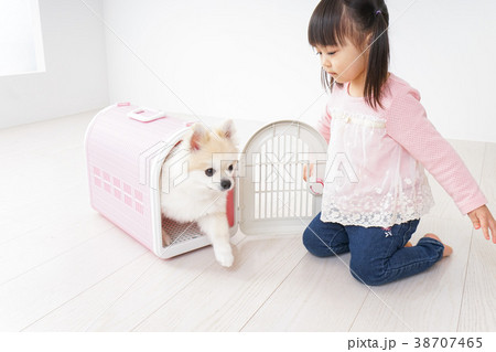 ペットの世話をする子ども ペットの世話をする子ども 38707465