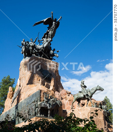 Monument on Cerro de la Gloria, Mendoza Monument on Cerro de la Gloria, Mendoza 38707770