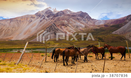 Andes near Las Lenas 38707836