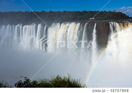 Garganta del Diablo waterfall on Iguazu River 38707868
