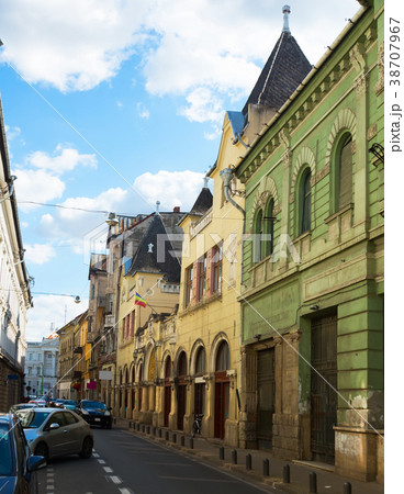 Streets of Arad town, Romania 38707967